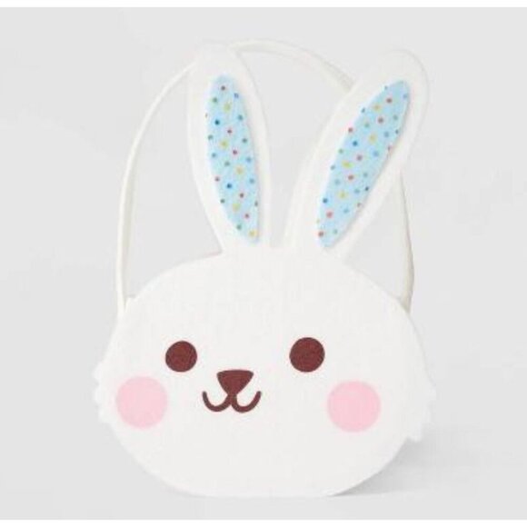 Target Novelty Felt Easter Basket White Bunny - Spritz™ Egg Hunt - Picture 1 of 10